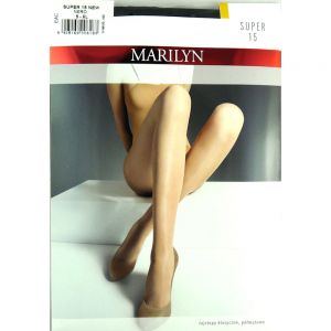 Marilyn SUPER 15 R4 modne rajstopy pudre